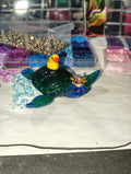 Duck on a turtle