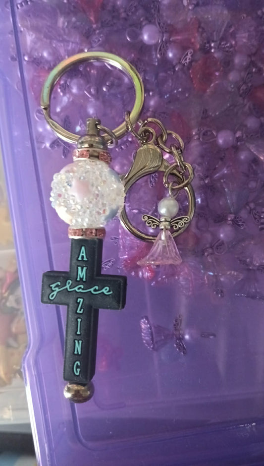 Amazing grace keychain